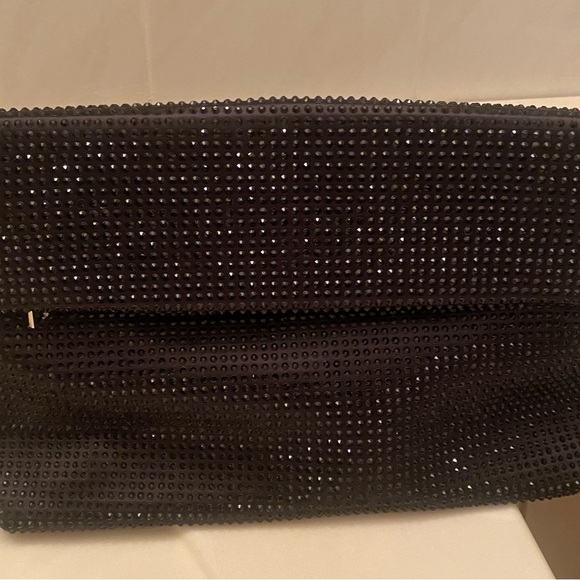 Black sequin clutch bag - Picture 2 of 3